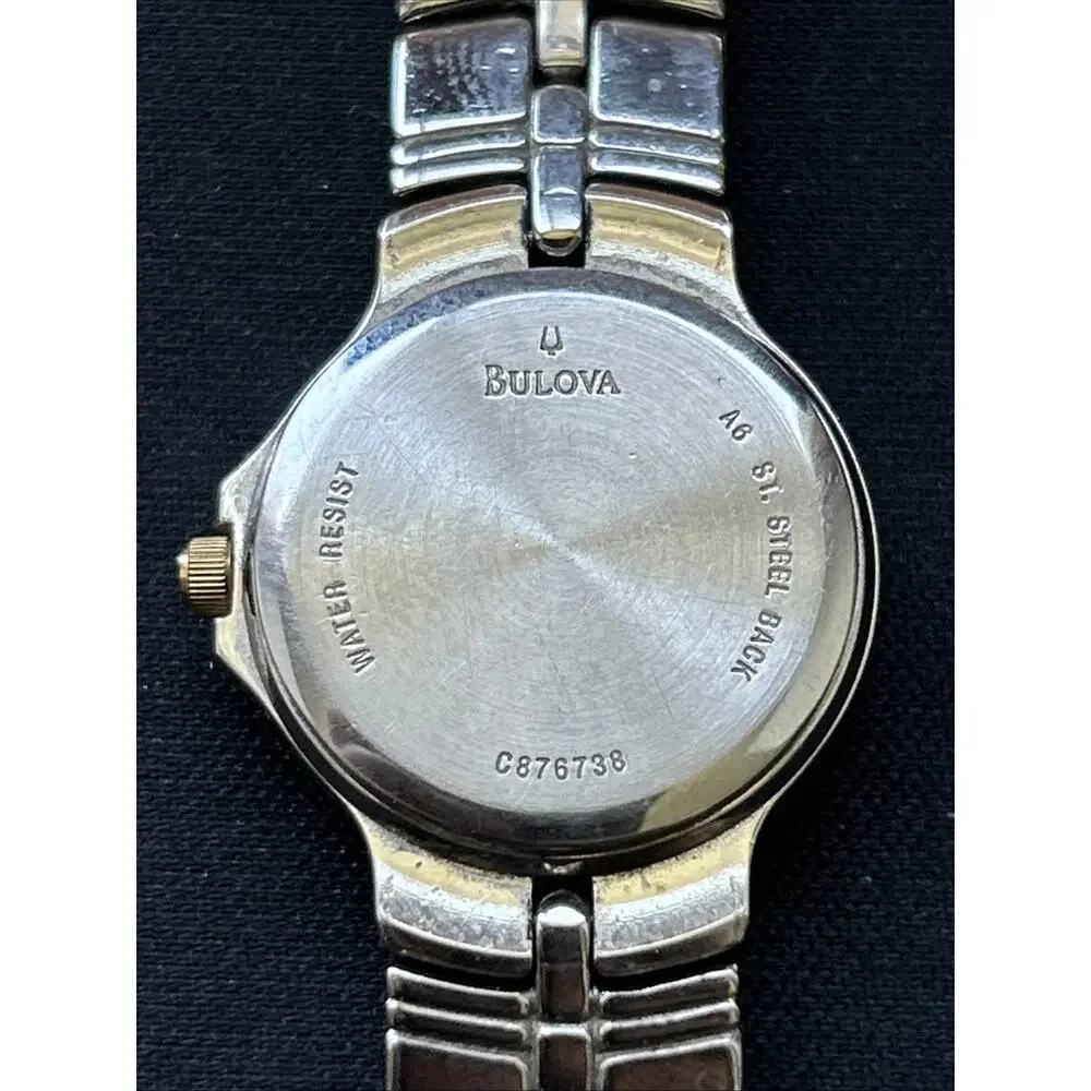 Bulova Two Tone MOP Dial Women’s Quartz Watch C876738